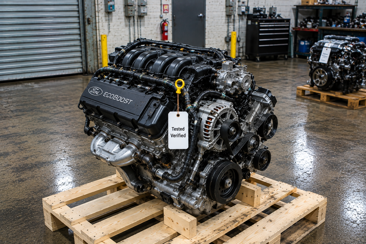 2019 Ford Ecosport Used Engine 1.0L (VIN E, 8th digit, turbo)