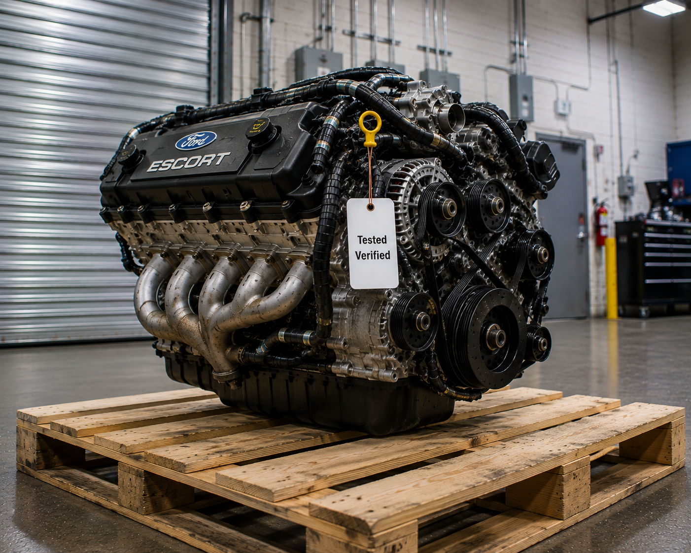 2002 Ford Escort Engine 2.0L VIN P 8Th Digit Sohc Low Emissions