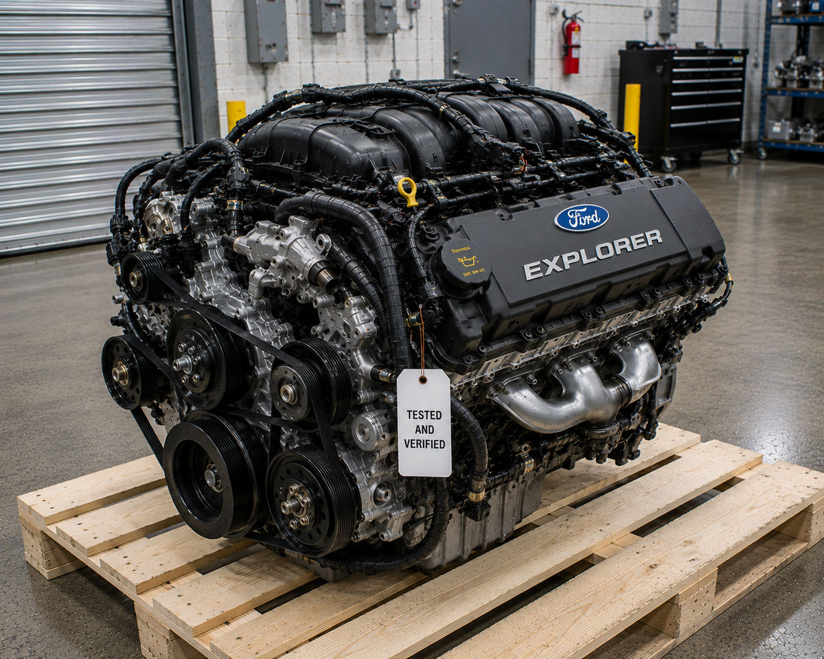 2017 Ford Explorer Used Engine 3.7L (VIN R, 8th digit)
