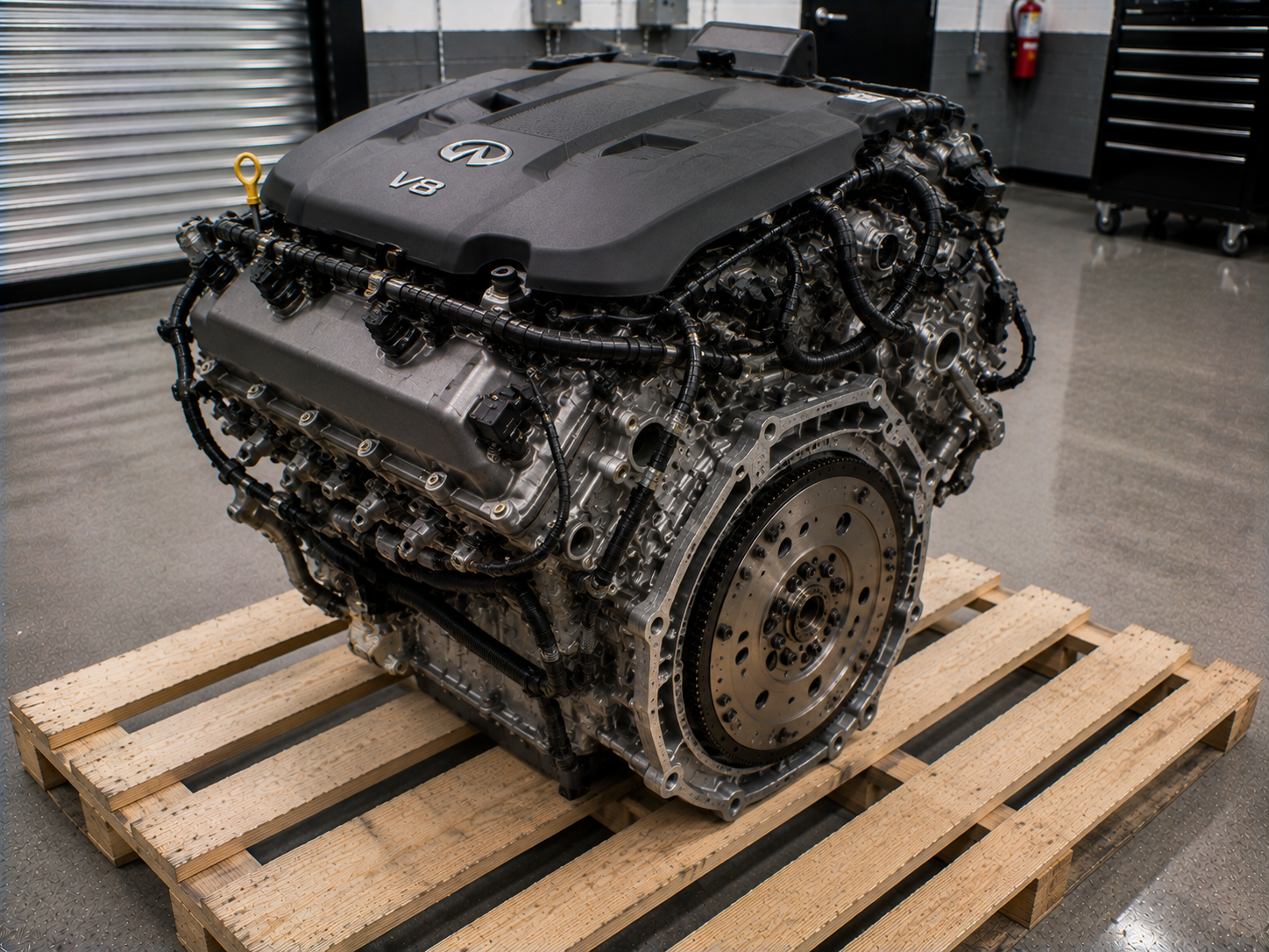 2009 Infiniti M45 Engine (4.5L, VIN B, 4th digit), RWD (M45)