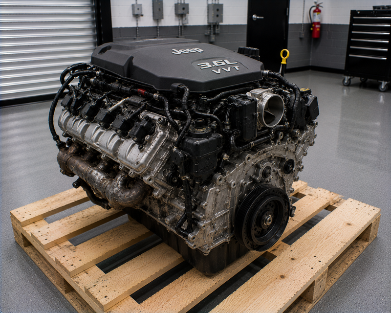 Used Engine 1995 Jeep Grand Cherokee 8 318 5.2L VIN Y 8Th Digit W O Egr Valve Hole