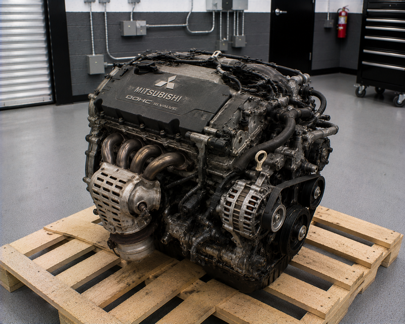 Used Engine 1995 Mitsubishi Galant 2.4L VIN G 8Th Digit 4 Cylinder