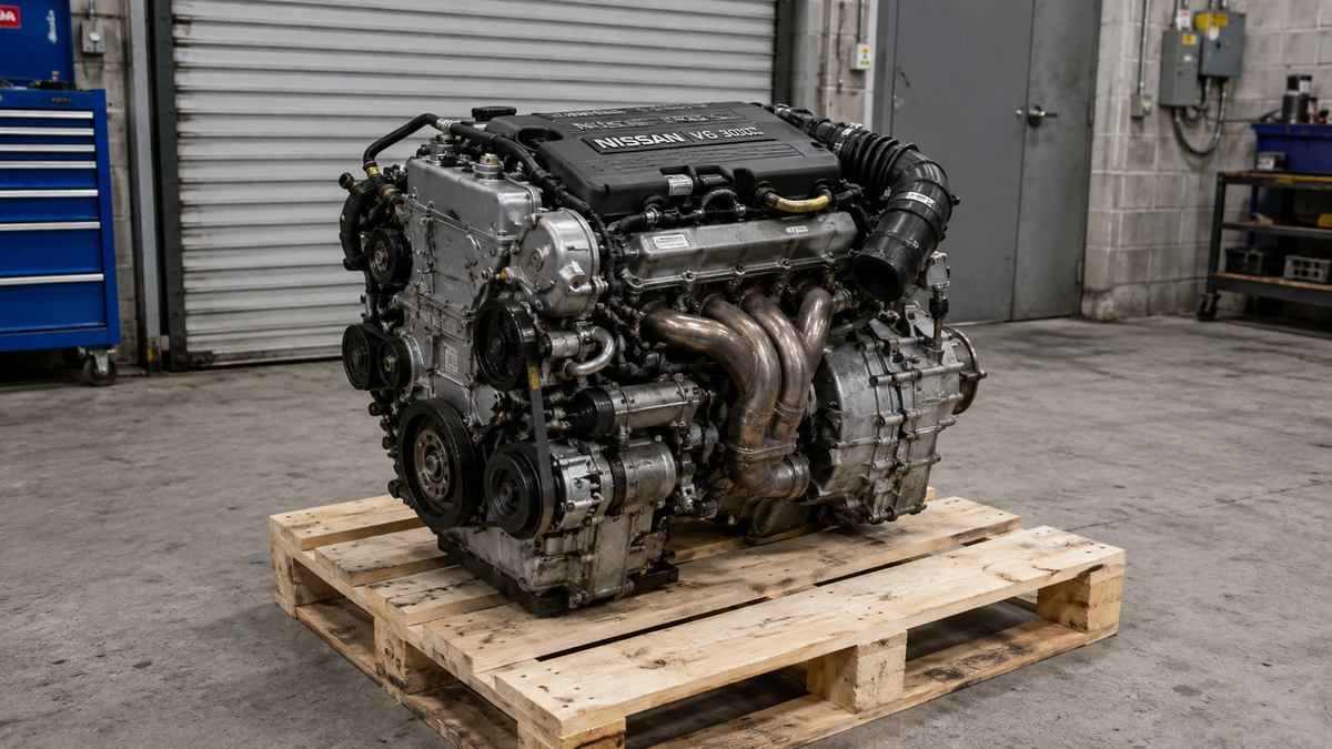 1993 Nissan Truck Engine 4 Cylinder Ka24E VIN S 4Th Digit From 7 92 California 4X4