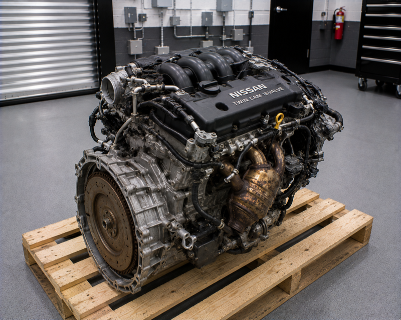 Used Engine 1996 Nissan Truck 4 Cylinder Ka24E VIN S 4Th Digit 4X4