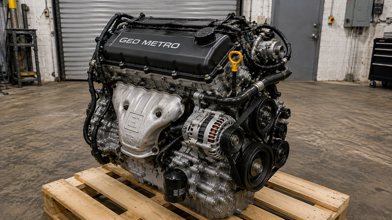 1990 Geo Storm Used Engine (1.6L), SOHC (VIN 6, 8th digit)