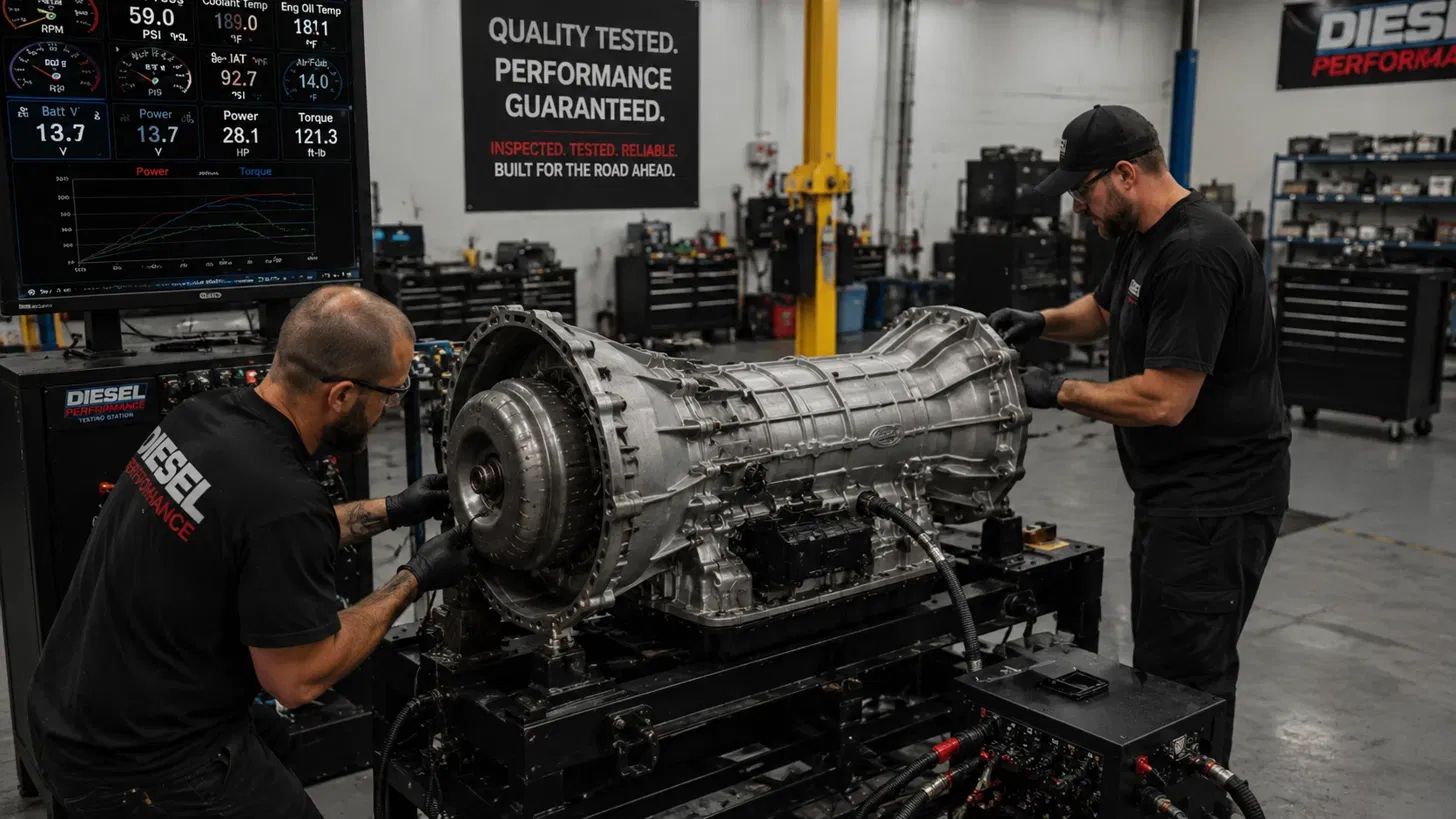 Technician performing a compression test on an engine, with compression and leak-down gauges both reading pass